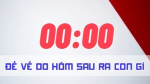 đề về 00 hôm sau ra con gì dựa vào lô câm